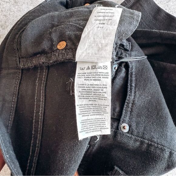 J. Crew Black Lookout High Rise Skinny Jean Size 27 - Picture 7 of 8